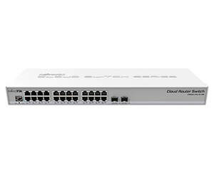 MikroTik CRS326-24G-2S+RM 24-портовый управляемый L2 коммутатор