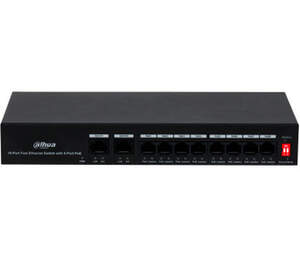 DH-PFS3010-8ET-65 8-портовый коммутатор с 8 РоЕ портами