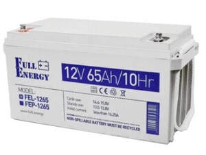 Аккумулятор Гелевый Full Energy FEL-1265 12В 65А/ч Аккумулятор Гелевый Full Energy FEL-1265 12В 65А/ч